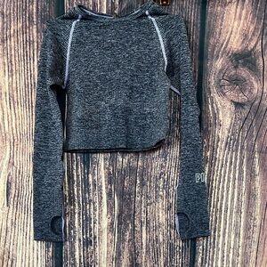 Puma Women's Gray Long Sleeve Top